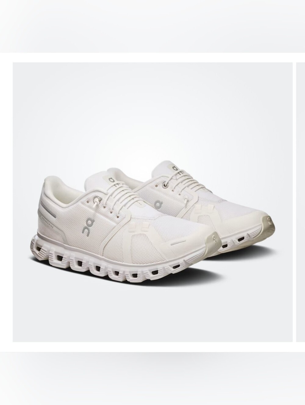 On Running Cloud 6 Women's All White Running Athletic Casual Size 7.5